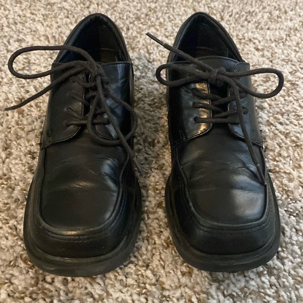 Boys Black Dress Shoes